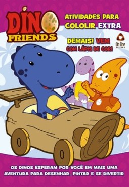 Dino friends: atividades para colorir extra