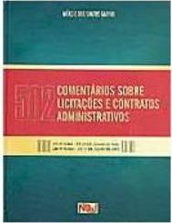 502 Comentários Sobre Licitações e Contratos Administrativos