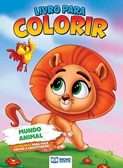 LIVRO PARA COLORIR TURMINHA ANIMAL - MUNDO ANIMAL
