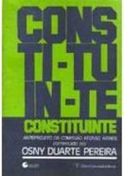 Constituinte ( Anteprojeto da Comissão Afonso Arinos )