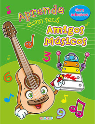 Aprenda com Seus Amigos Músicos (com Adesivos)