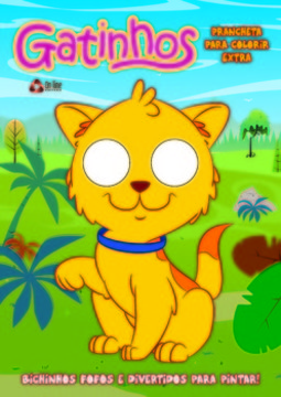 Gatinhos: prancheta para colorir extra