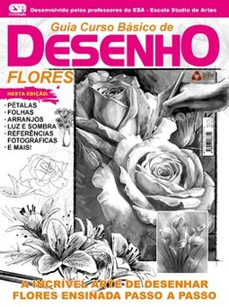 Guia curso básico de desenho: flores
