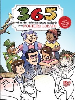 365 dias de histórias para colorir com Monteiro Lobato