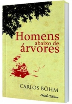 Homens abaixo de árvores