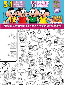 Turma da Mônica Super Pinte e Brinque