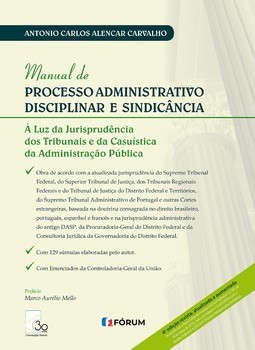 Manual de processo administrativo disciplinar e sindicância