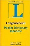 Langenscheidt Pocket Dictionary Japanese