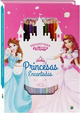 Megakit para Colorir: Princesas Encantadas