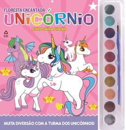 Floresta encantada - Unicórnio: livro para pintar