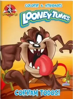 Colorir e atividades(GD)-Looney Tunes: Corram todos