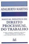 Manual didático de direito processual do trabalho