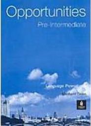 Opportunities: Pre-Intermediate - Language Powerbook - Importado