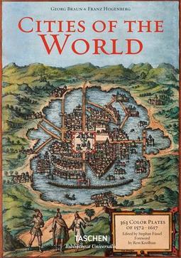 CITIES OF WORLD: 230 COLOUR ENGRAVINGS...1572-1617