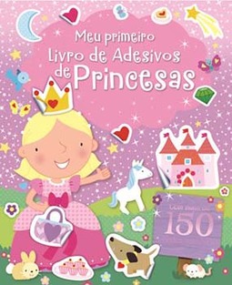 Meu primeiro livro de adesivos de princesas