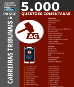 Passe já - Carreiras tribunais: 5.000 questões comentadas