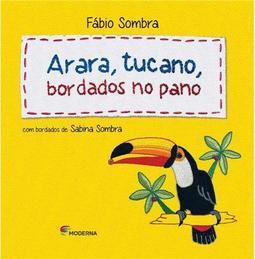 Arara, Tucanos, Bordados no Pano