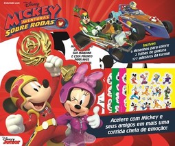 Mickey - Aventura sobre rodas: colorindo com Disney