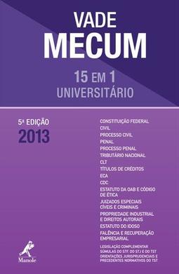 VADE MECUM 2013: 15 EM 1 UNIVERSITARIO