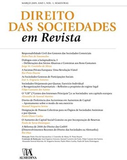 Direito das sociedades em revista: março 2009, ano 1