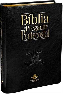 ARC085TIBPP - Bíblia do Pregador Pentecostal - Com Índice - Preto Nobre