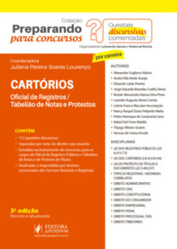Cartórios: oficial de registros / Tabelião de notas e protestos