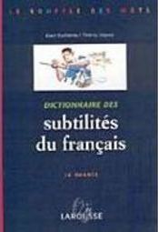 Dictionnaire des Subtilités du Français - IMPORTADO