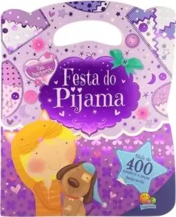 Pati patchwork - Bolsinha de adesivos: Festa do pijama