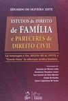 Estudos de direito de família e pareceres de direito civil