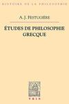 Etudes de Philosophie Grecque