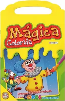Mágica colorida - palhaço