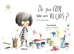 De que cor são os beijos?: livro grande