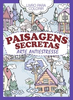 Livro para colorir Paisagens secretas
