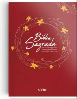 Bíblia NVI grande Novo Testamento - 2 cores capa vermelha