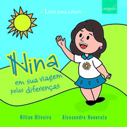 Nina em suas viagens pelas diferenças: livro para colorir