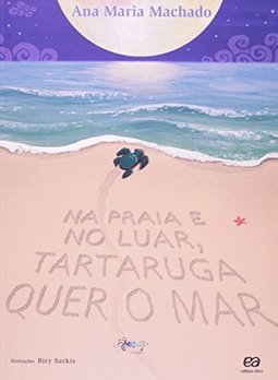 NA PRAIA E NO LUAR TARTARUGA QUER O MAR