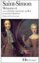 Mémoires II Suivi de Lettre Anonyme au Roi et Oeuvres Diverses - IMPOR