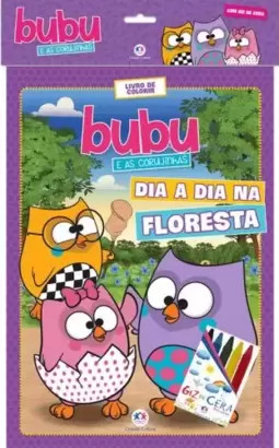 Bubu e as Corujinhas - com giz de cera