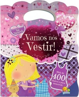 Pati patchwork - Bolsinha de adesivos: Vamos nos vestir!