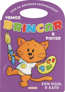 Vamos brincar e pintar - Milo o gato
