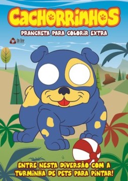 Cachorrinhos: prancheta para colorir extra