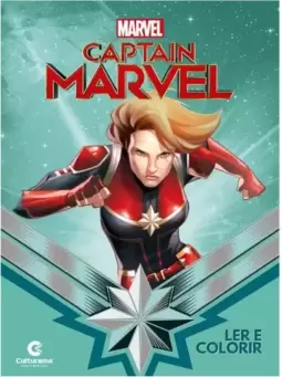 LER E COLORIR CAPITA MARVEL