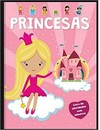 Princesas - livro de atividades com adesivos