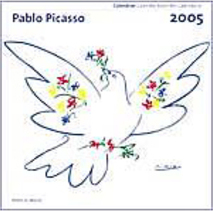 Calendário de Parede Pablo Picasso - 2005 - IMPORTADO