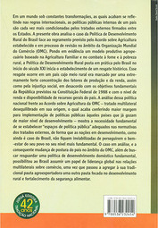 Desenvolvimento Rural e a OMC - A Experiência do Brasil