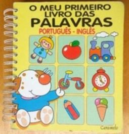 O meu primeiro livro de palavras português-inglês