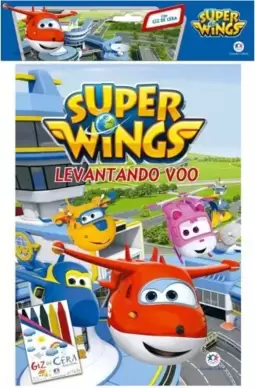 Super Wings - com giz de cera