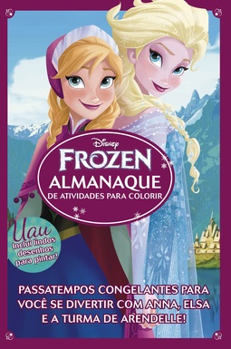 Frozen - Almanaque de atividades para colorir