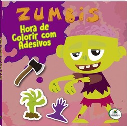 Hora de colorir com adesivos: Zumbis