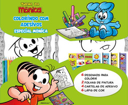 Turma da Mônica - Colorindo com adesivos especial: Mônica
